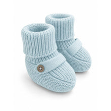 Load image into Gallery viewer, Milan Knit Cozy Baby Booties (Organic Cotton)