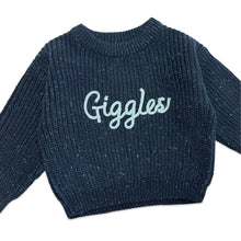 Load image into Gallery viewer, Giggles Chunky Knit Slouchy Baby Pullover Sweater-Organic