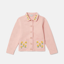 Load image into Gallery viewer, Gabardine Jacket with Embroidered Sunflowers