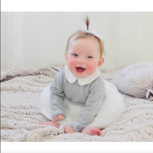 Load image into Gallery viewer, Milan Knit Baby Peter Pan Collar Tutu Dress