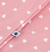Load image into Gallery viewer, Heart Print Footie with Attached Onesie