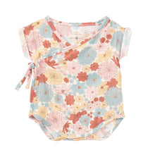 Load image into Gallery viewer, Wildflower Picnic Muslin Kimono Onesie