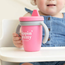 Load image into Gallery viewer, Sippin Pretty Happy Sippy Cup