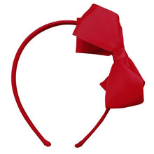 Load image into Gallery viewer, Large Bow Grosgrain Headband