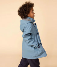Load image into Gallery viewer, Petit Bateau Raincoat - Robin’s Egg Blue