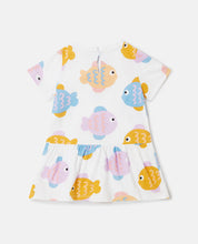 Load image into Gallery viewer, Baby Fish Print Jersey Dress