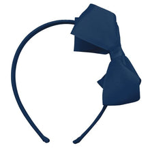 Load image into Gallery viewer, Large Bow Grosgrain Headband