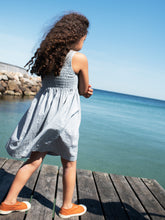 Load image into Gallery viewer, Indigo Gem Light Woven Smock Dress