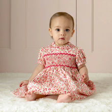 Load image into Gallery viewer, Forget Me Not Smocked Dress & Bloomers