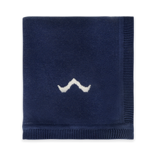 Load image into Gallery viewer, Ocean Sailboat Jacquard Knit Baby Blanket
