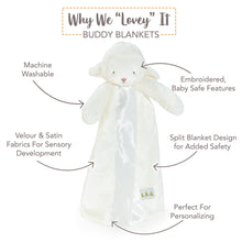 Load image into Gallery viewer, SIMPLE Kiddo Lamb Buddy Blanket