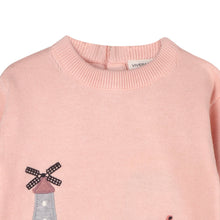 Load image into Gallery viewer, Organic Cotton Farm Windmill Applique Sweater