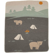 Load image into Gallery viewer, Camping Bears Baby Blanket