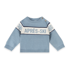 Load image into Gallery viewer, Apres Ski Baby Knit Wordy Pullover (Organic Cotton)
