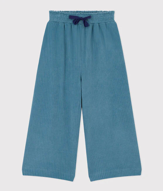 Blue Velour Pants