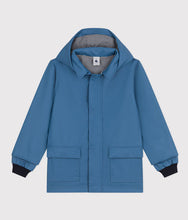 Load image into Gallery viewer, Petit Bateau Raincoat - Ocean Blue