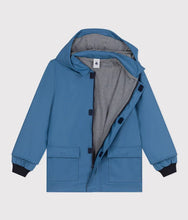Load image into Gallery viewer, Petit Bateau Raincoat - Ocean Blue