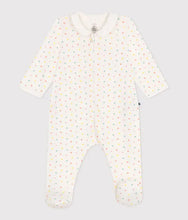 Load image into Gallery viewer, Hearts Footie with Zip