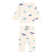 Load image into Gallery viewer, Baby Whale Sweatshirt and Pants Set