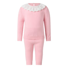 Load image into Gallery viewer, Cashmere Set with Broderie Collar