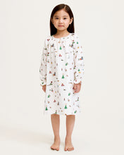 Load image into Gallery viewer, Twill Delphine Nightgown in Holiday Town