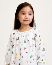Load image into Gallery viewer, Twill Delphine Nightgown in Holiday Town