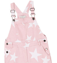 Load image into Gallery viewer, Bleached Stars Denim Overalls
