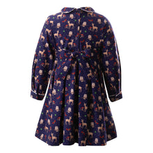 Load image into Gallery viewer, Owls in The Woods Pleated Dress