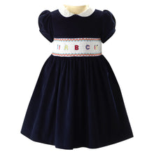 Load image into Gallery viewer, ABC Smocked Dress
