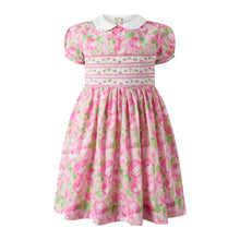Load image into Gallery viewer, Classic Rose Smocked Dress