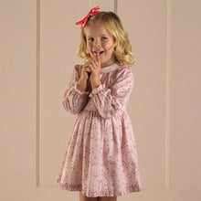 Load image into Gallery viewer, Rosebud Scalloped Collar Dress