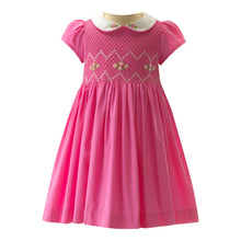 Load image into Gallery viewer, Pink Bodice Smocked Dress