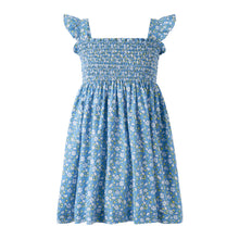 Load image into Gallery viewer, Ditsy Daisy Ruched Dress