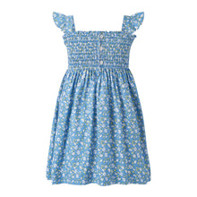 Load image into Gallery viewer, Ditsy Daisy Ruched Dress