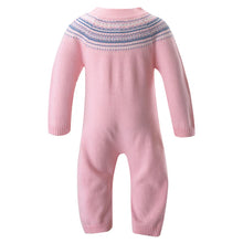 Load image into Gallery viewer, Baby Fair Isle Knit Playsuit