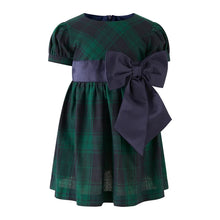 Load image into Gallery viewer, Baby Blackwash Bow Dress