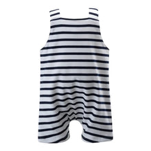 Load image into Gallery viewer, Baby Stripe Anchor Jersey Shortall