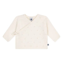 Load image into Gallery viewer, Baby Cross-Over Pointelle Cardigan