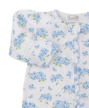 Load image into Gallery viewer, Heavenly Hydrangeas Zip Footie