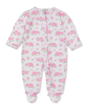 Load image into Gallery viewer, Heavenly Hydrangeas Zip Footie