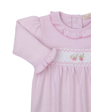 Load image into Gallery viewer, Summer Medley Pink Footie with Hand Embroidery