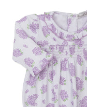 Load image into Gallery viewer, Lilac Love Smocked Footie