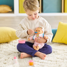 Load image into Gallery viewer, Pink Mealtime Set for 12" Dolls
