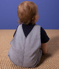 Load image into Gallery viewer, Baby Short Striped Overall