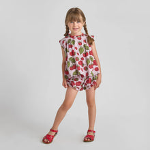 Load image into Gallery viewer, Lavender Raspberries Millie Ruffle Short