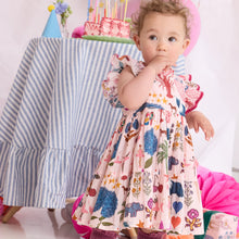 Load image into Gallery viewer, Baby Jennifer Dress - 20 Years of Pink Chicken