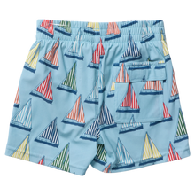 Load image into Gallery viewer, Boys Swim Trunk - Blue Regatta