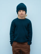 Load image into Gallery viewer, Wool Rib Sweater - Marine Blue