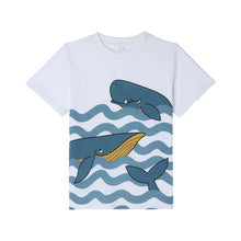 Load image into Gallery viewer, Whale and Waves Graphic Tee