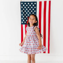 Load image into Gallery viewer, Classic Americana Ruffle Dress